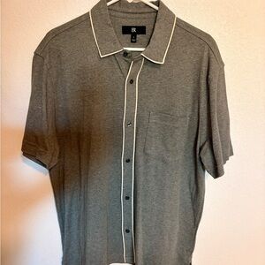 Banana Republic men's olive green shirt.